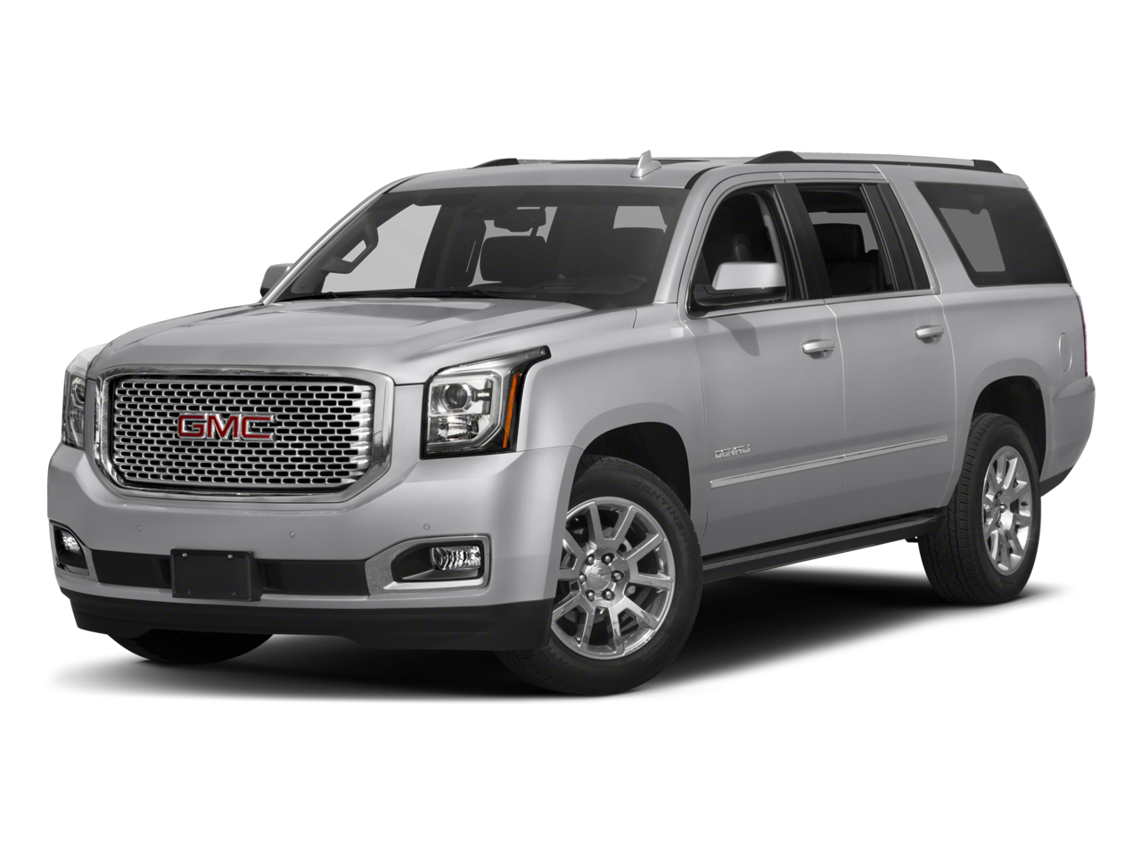 2018 GMC Yukon XL Denali in Iridium Metallic — front three-quarter view